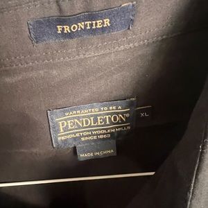 Pendleton black western shirt